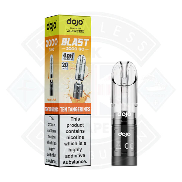 Vaporesso DOJO BLAST 2000 GO Transparent POD (20mg)