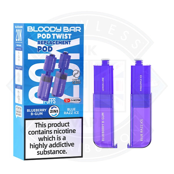 Bloody Bar Pod Twist 20K Prefilled Pods + Refill Containers