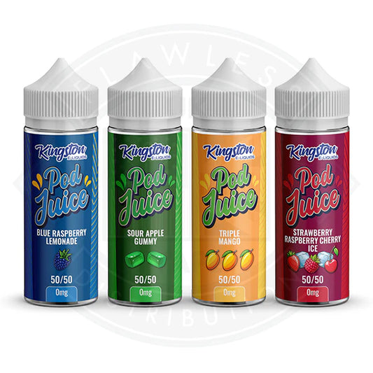 Kingston Pod Juice 50/50 0mg 100ml Shortfill