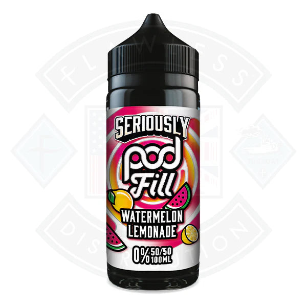Doozy Vape Seriously Pod Fill - Watermelon Lemonade 0mg 100ml Shortfill