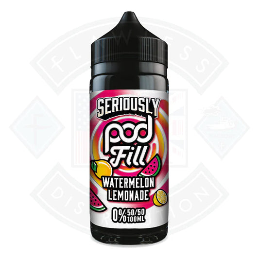 Doozy Vape Seriously Pod Fill - Watermelon Lemonade 0mg 100ml Shortfill