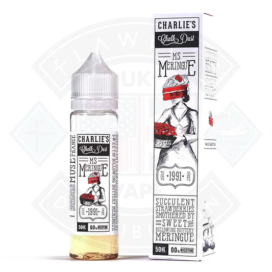 Charlie's Chalkdust Ms Meringue 1991 Strawberry Meringue  50ml 0mg shortfill e-liquid