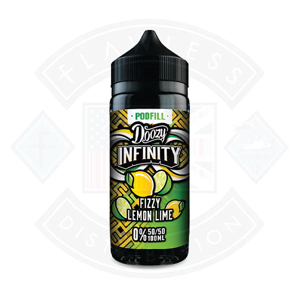 Doozy Vape Infinity Pod Fill 50/50 0mg 100ml Shortfill