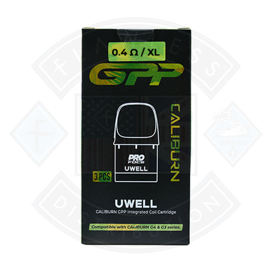 Uwell CALIBURN GPP Integrated Coil Cartridge Pods Side Refill/ 3 Pack