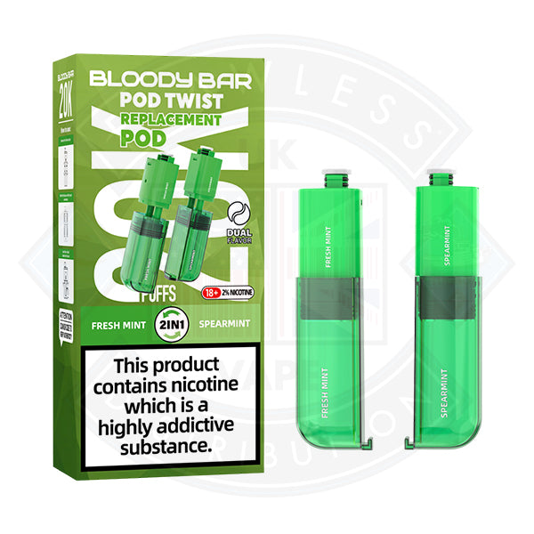 Bloody Bar Pod Twist 20K Prefilled Pods + Refill Containers