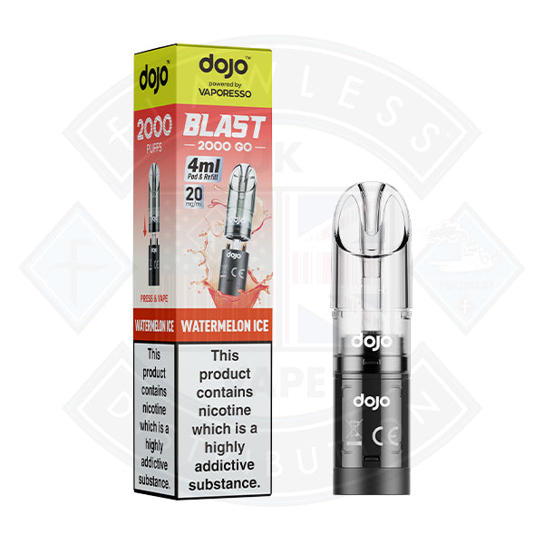 FREE Dojo Blast 2000 GO Transparent Pod (20mg)