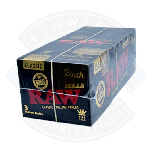 RAW ROLLS Classic Rolling Papers (12 per box)