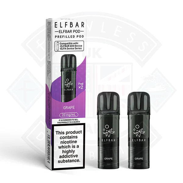 Elf Bar 600 Prefilled Pod 2ml 20mg