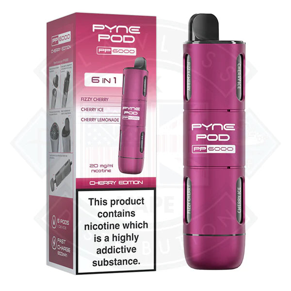 Pyne Pod PP6000 6 In 1  Disposable Vape Pod Kit