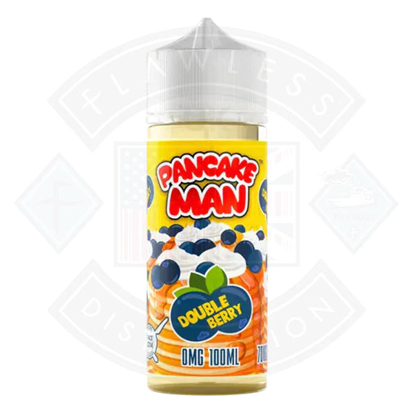 Vape Juice Pancake Man - Double Berry 0mg 100ml Shortfill