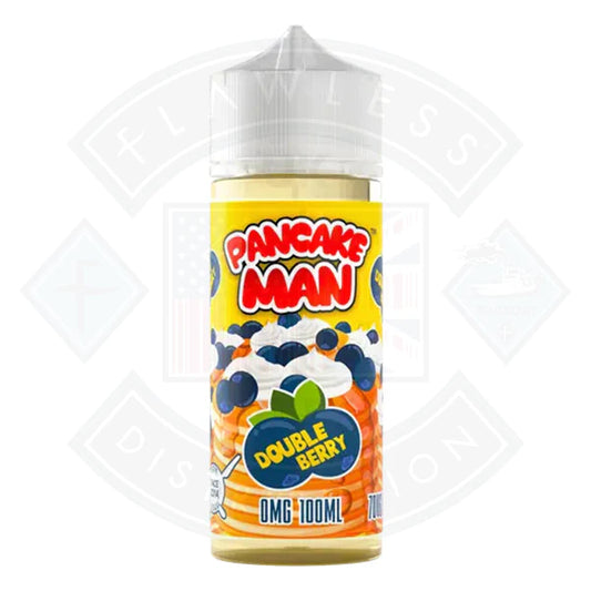 Vape Juice Pancake Man - Double Berry 0mg 100ml Shortfill