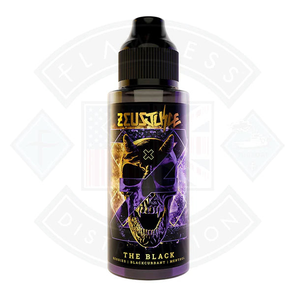 Zeus Juice The Black 100ml 0mg shortfill e-liquid