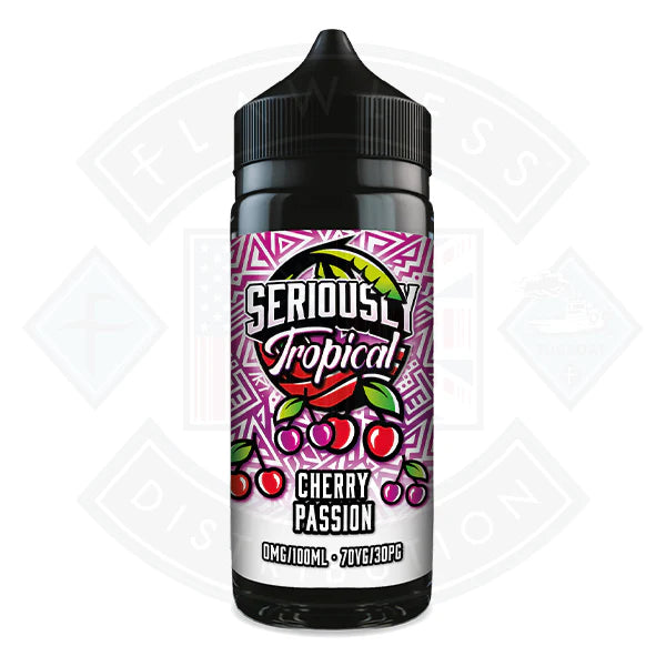 Doozy Vape Seriously Tropical - Cherry Passion  0mg 100ml Shortfill