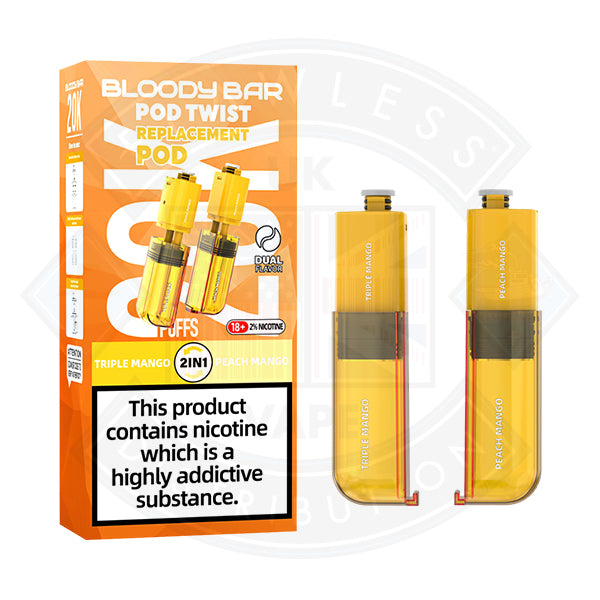 Bloody Bar Pod Twist 20K Prefilled Pods + Refill Containers