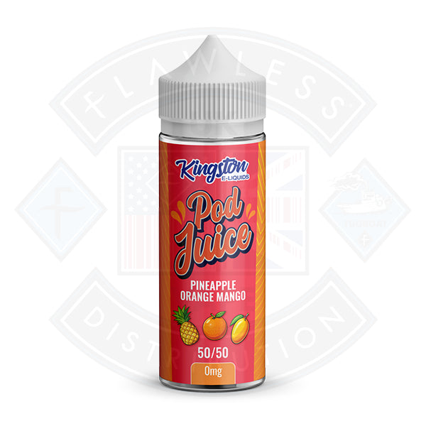 Kingston Pod Juice 50/50 0mg 100ml Shortfill
