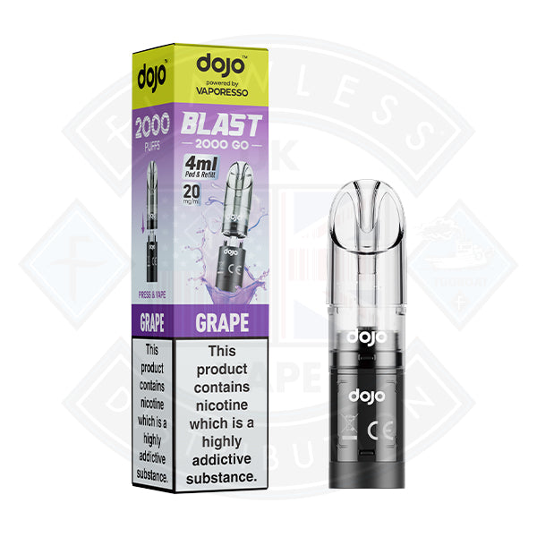 FREE Dojo Blast 2000 GO Transparent Pod (20mg)