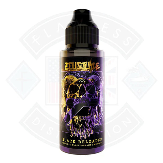 Zeus Juice Black Reloaded 100ml 0mg shortfill e-liquid