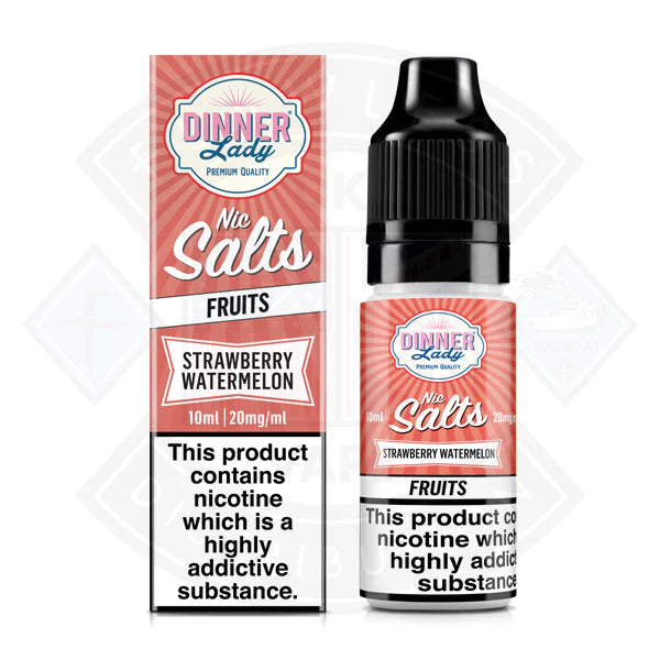 Dinner Lady Nic Salt - Fruits - Strawberry Watermelon 10ml