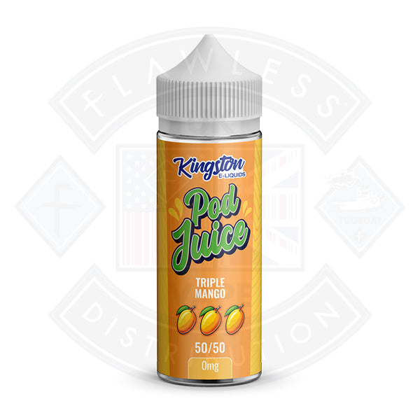 Kingston Pod Juice 50/50 0mg 100ml Shortfill