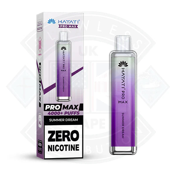 Hayati Pro Max 4000 Disposable Vape ZERO Nicotine