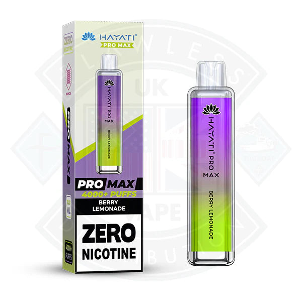 Hayati Pro Max 4000 Disposable Vape ZERO Nicotine