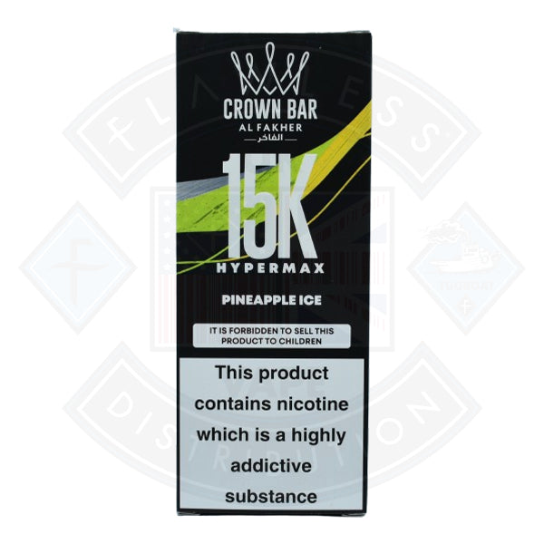 Al Fakher Crown Bar HyperMax 15K Puffs Disposable Vape