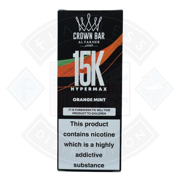 Al Fakher Crown Bar HyperMax 15K Puffs Disposable Vape