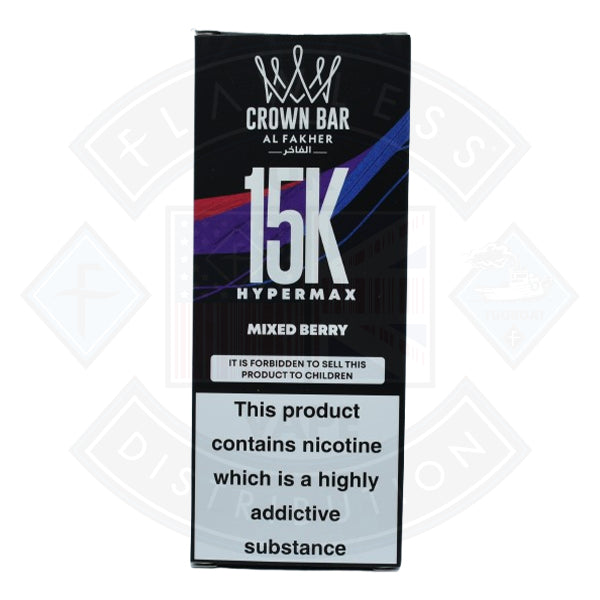 Al Fakher Crown Bar HyperMax 15K Puffs Disposable Vape