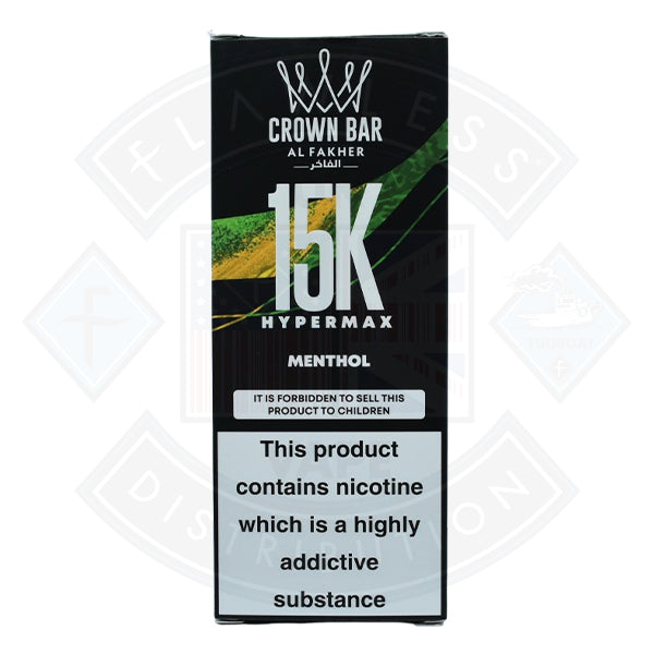 Al Fakher Crown Bar HyperMax 15K Puffs Disposable Vape