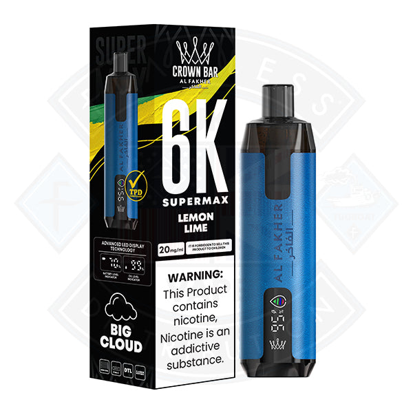 Al Fakher Crown Bar 6K Supermax Disposable Vape