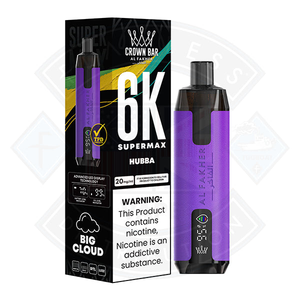 Al Fakher Crown Bar 6K Supermax Disposable Vape