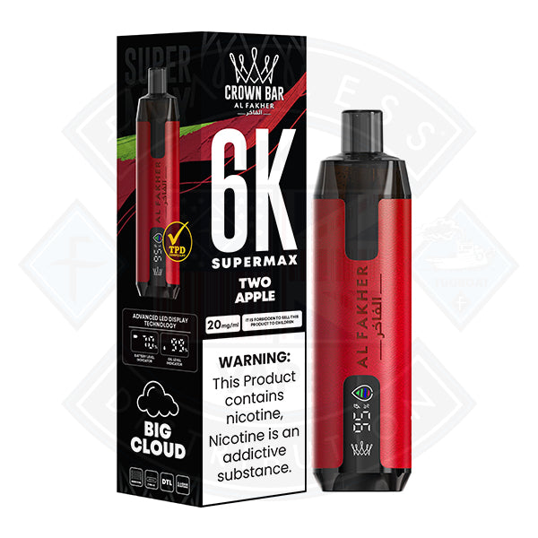 Al Fakher Crown Bar 6K Supermax Disposable Vape