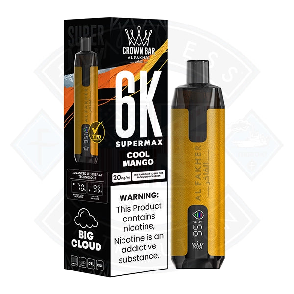 Al Fakher Crown Bar 6K Supermax Disposable Vape