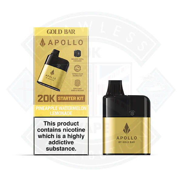 Gold Bar Apollo 20K AIO Disposable Vape