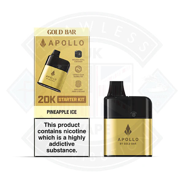 Gold Bar Apollo 20K AIO Disposable Vape