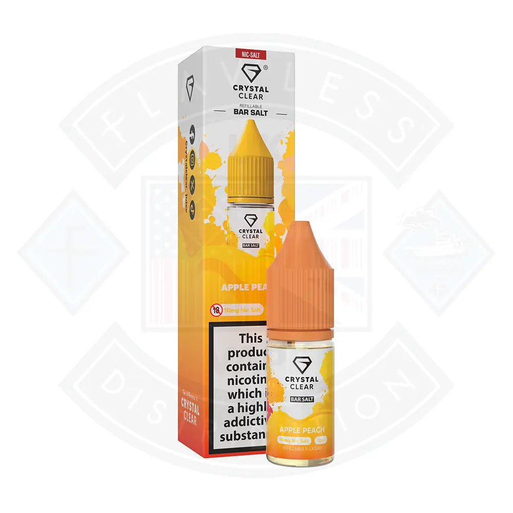 Crystal Clear Bar (10mg) Nic Salts 10ml