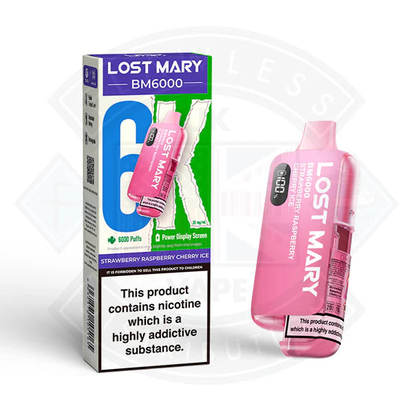 Lost Mary BM6000 Disposable Vape Device 20mg