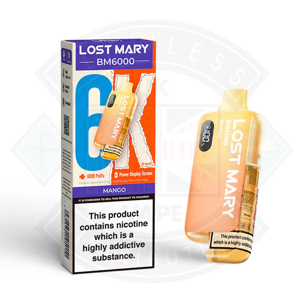 Lost Mary BM6000 Disposable Vape Device 20mg