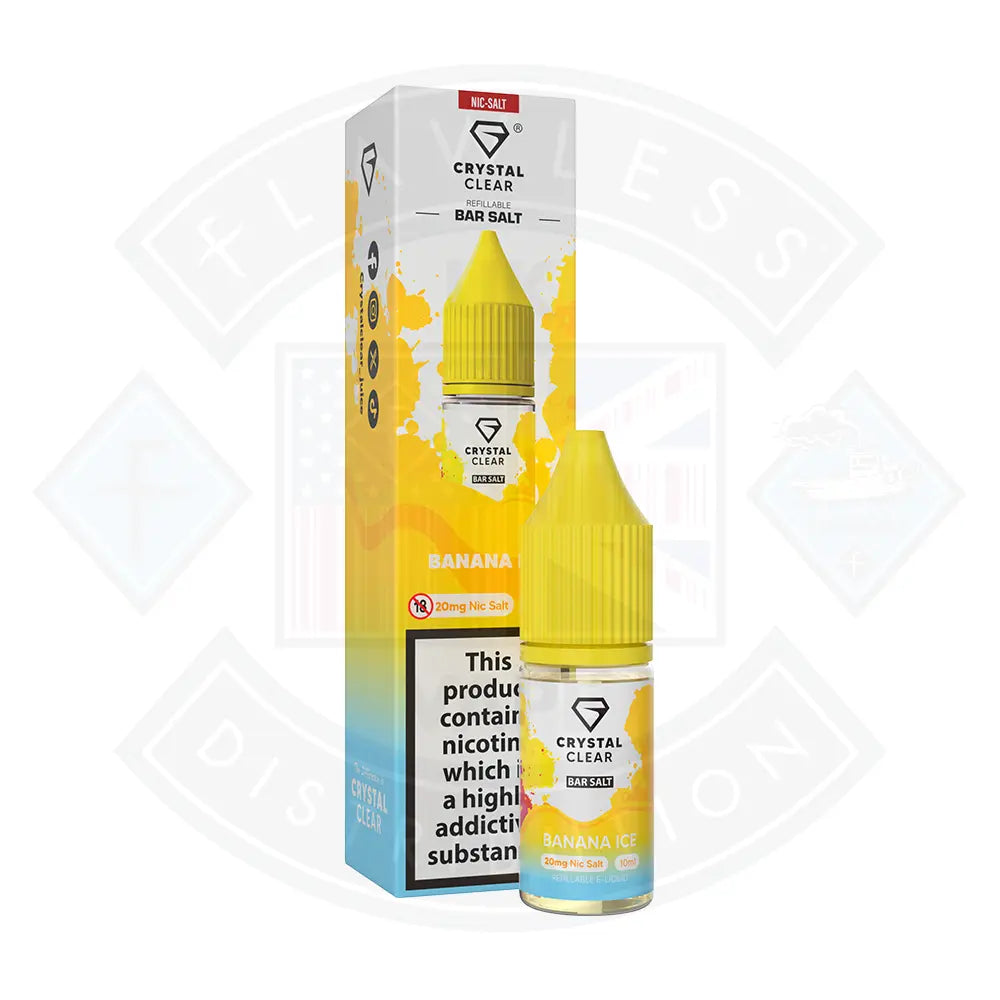 Crystal Clear Bar (20mg) Nic Salts 10ml