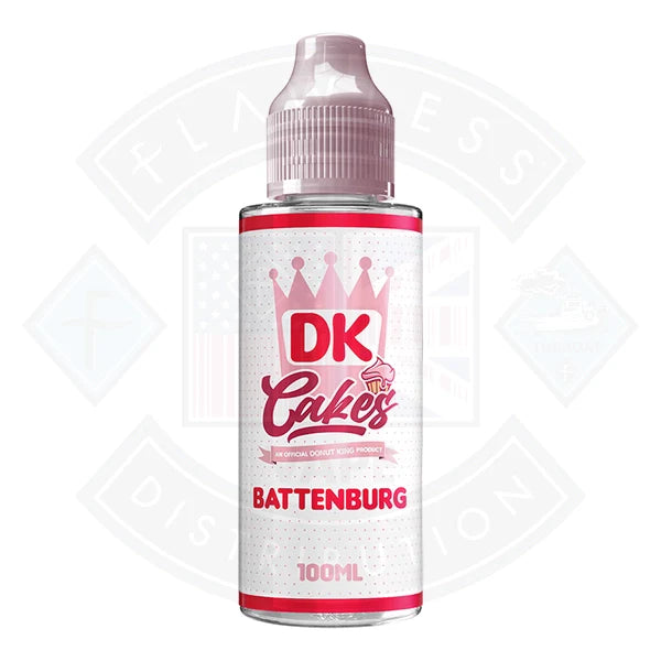 Donut King Cake - Battenburg 0mg 100ml Shortfill