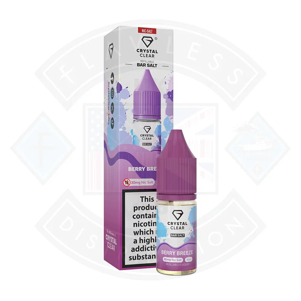 Crystal Clear Bar (20mg) Nic Salts 10ml