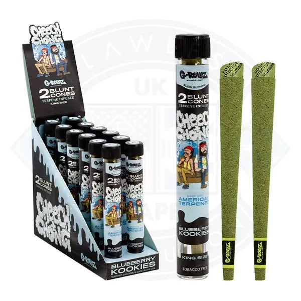 G-ROLLZ - Terpene Blunt Cones - 12 Tubes Per Box - 2 Cones Per Tube