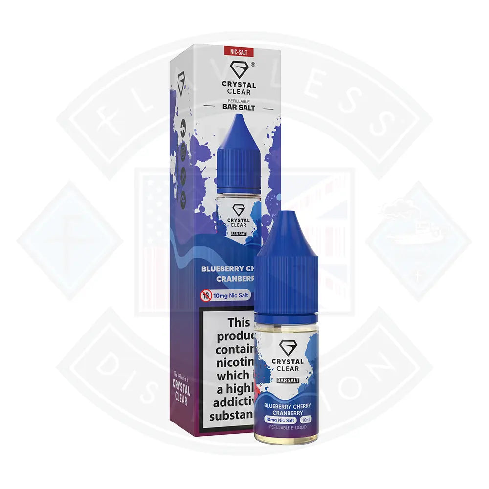 Crystal Clear Bar (10mg) Nic Salts 10ml