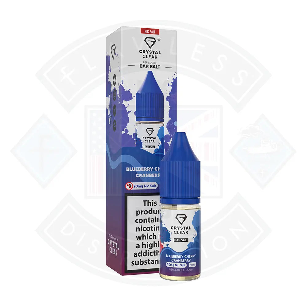 Crystal Clear Bar (20mg) Nic Salts 10ml
