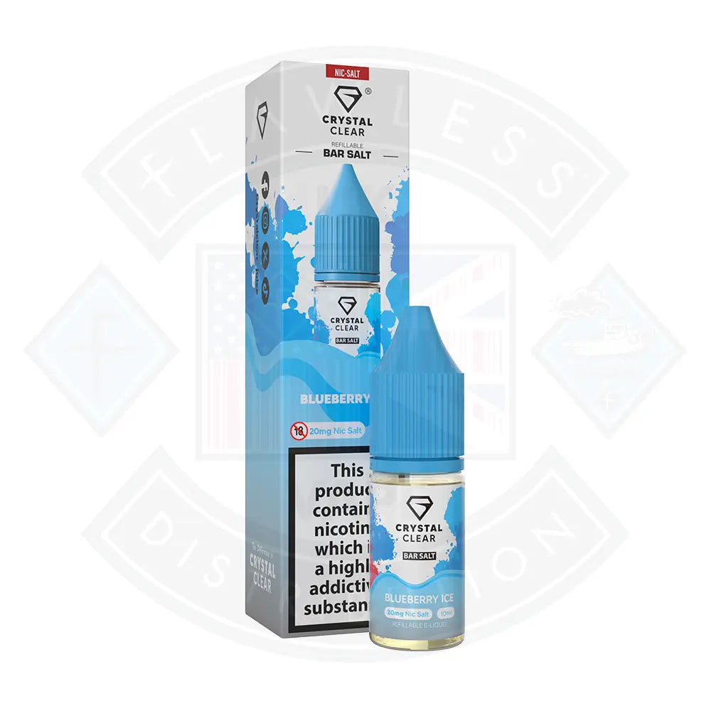 Crystal Clear Bar (20mg) Nic Salts 10ml
