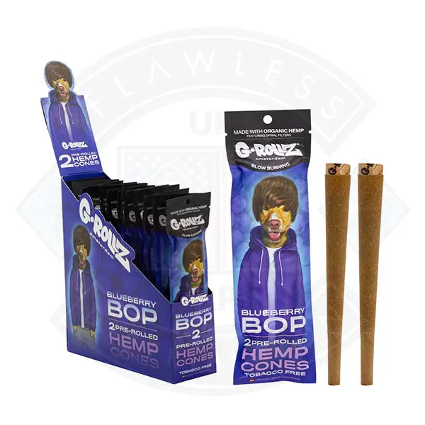 G-ROLLZ Pre-Rolled Hemp Cones - 12 Packs Per Box - 2 Cones Per Pack