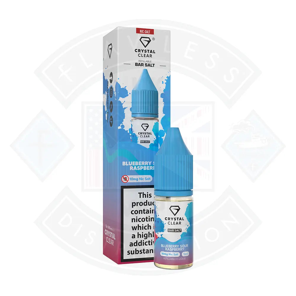 Crystal Clear Bar (10mg) Nic Salts 10ml