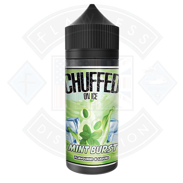 Chuffed On Ice - Mint Burst 0mg 100ml Shortfill E-Liquid
