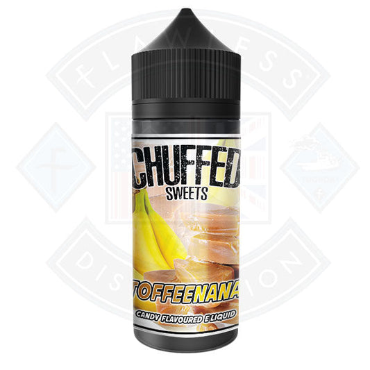 Chuffed Sweets - Toffeenana 0mg 100ml Shortfill E-Liquid