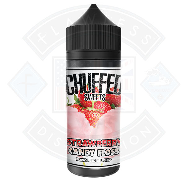 Chuffed  Sweets - Strawberry Candy Floss 0mg 100ml Shortfill E-Liquid